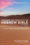 Cover: The Genres and Formulas of the Hebrew Bible: A Glossary, Volume 1 - Cascade Books