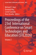 Cover: Proceedings of the 23rd International Conference on Smart Technologies and Education (STE2026) - Springer
