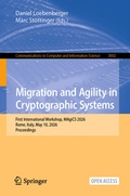 Cover: Migration and Agility in Cryptographic Systems - Springer