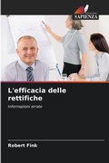 Cover: L'efficacia delle rettifiche - Edizioni Sapienza