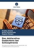 Cover: Das deklarative Gedaechtnis bei Schizophrenie - Verlag Unser Wissen