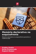 Cover: Memoria declarativa na esquizofrenia - Edicoes Nosso Conhecimento