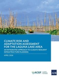 Cover: Climate Risk and Adaptation Assessment for the Laguna Lake Area - Asian Development Bank