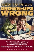Cover: How to Prove Grown-ups Wrong: An Interactive Logic Story for Overthinkers: Friendship and Critical Thinking - RAWRTHOUGHTS