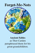 Cover: Forget-Me-Nots Ancient Fables - Lulu.com