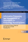 Cover: Information Processing and Management of Uncertainty in Knowledge-Based Systems - Springer