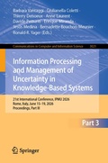 Cover: Information Processing and Management of Uncertainty in Knowledge-Based Systems - Springer