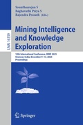 Cover: Mining Intelligence and Knowledge Exploration - Springer