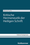 Cover: Kritische Hermeneutik der Heiligen Schrift - Kohlhammer