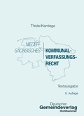Cover: Nieders&auml;chsisches Kommunalverfassungsgesetz - Deutscher Gemeindeverlag