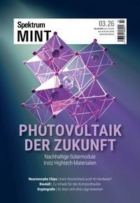 Enlarge image Cover: Spektrum MINT 3/2026 - Photovoltaik der Zukunft - Spektrum der Wissenschaft