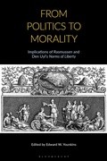 Cover: From Politics to Morality - Bloomsbury Academic