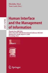 Enlarge image Cover: Human Interface and the Management of Information - Springer