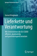 Cover: Lieferkette und Verantwortung - Springer