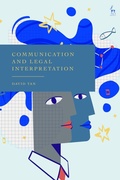 Cover: Communication and Legal Interpretation - Bloomsbury Academic