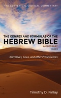 Cover: The Genres and Formulas of the Hebrew Bible: A Glossary, Volume 2 - Wipf and Stock Publishers