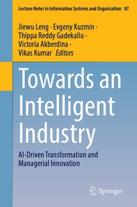 Enlarge image Cover: Towards an Intelligent Industry - Springer