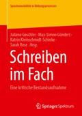 Cover: Schreiben im Fach - Springer Spektrum
