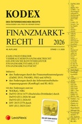 Cover: KODEX Finanzmarktrecht Band II 2026 - LexisNexis Verlag ARD ORAC GmbH