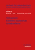 Cover: Vertragsrecht - Kollektiver Rechtsschutz - Schiedsverfahren - C.F. M&uuml;ller