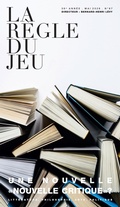 Cover: La r&egrave;gle du jeu n&deg;87 - Grasset