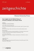 Cover: New Insights into the Political History of Economic Liberalism in the Interwar Period - V&R unipress