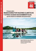 Cover: Ensayos sobre migraciones por razones clim&aacute;ticas y otras causas socioambientales - Universidad Externado