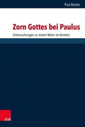 Cover: Zorn Gottes bei Paulus - Vandenhoeck & Ruprecht