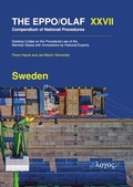 Cover: The EPPO/OLAF Compendium of National Procedures: Sweden - Logos Berlin
