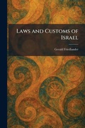 Cover: Laws and Customs of Israel - Tradd Street Press