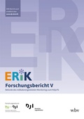 Cover: ERiK-Forschungsbericht V - wbv Media