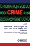 Cover: Differential Cryptanalysis on Hash Functions - LAP Lambert Academic Publishing