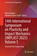 Cover: 14th International Symposium on Plasticity and Impact Mechanics (IMPLAST 2025) Volume 5 - Springer