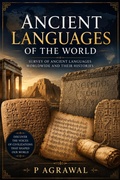 Cover: Ancient Languages Of The World: Survey of ancient languages worldwide and their histories - P. Agrawal