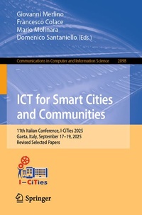 Enlarge image Cover: ICT for Smart Cities and Communities - Springer