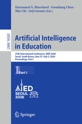 Cover: Artificial Intelligence in Education - Springer