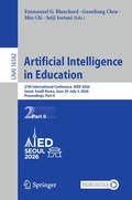 Cover: Artificial Intelligence in Education - Springer