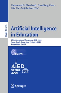 Enlarge image Cover: Artificial Intelligence in Education - Springer
