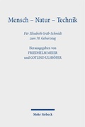 Cover: Mensch - Natur - Technik - Mohr Siebeck