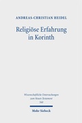Cover: Religi&ouml;se Erfahrung in Korinth - Mohr Siebeck