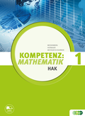 Cover: Kompetenz:Mathematik, Band 1 f&uuml;r Handelsakademien - Verlag H&ouml;lder-Pichler-Tempsky