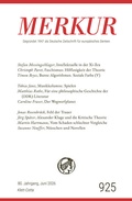 Cover: MERKUR 6/2026, Jg.80 - Klett-Cotta
