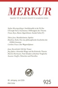 Cover: MERKUR 6/2026, Jg.80 - Klett-Cotta