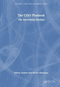 Enlarge image Cover: The CISO Playbook - CRC Press