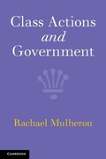Cover: Class Actions and Government - Cambridge University Press