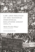 Cover: Law and Politics at the National Industrial Relations Court 1970-75 - Hart Publishing