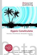 Cover: Dypsis Canaliculata - Omniscriptum