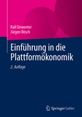 Cover: Einf&uuml;hrung in die Plattform&ouml;konomik - Springer Gabler
