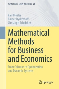 Enlarge image Cover: Mathematical Methods for Business and Economics - Springer