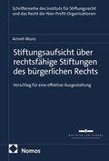 Cover: Stiftungsaufsicht &uuml;ber rechtsf&auml;hige Stiftungen des b&uuml;rgerlichen Rechts - Nomos